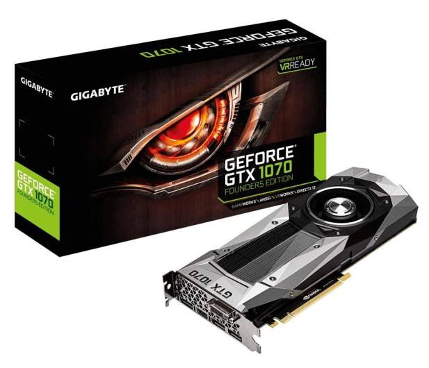 Gigabyte GeForce GTX 1070 Founders Edition 8GB GDDR5 - 309921 - zdjęcie